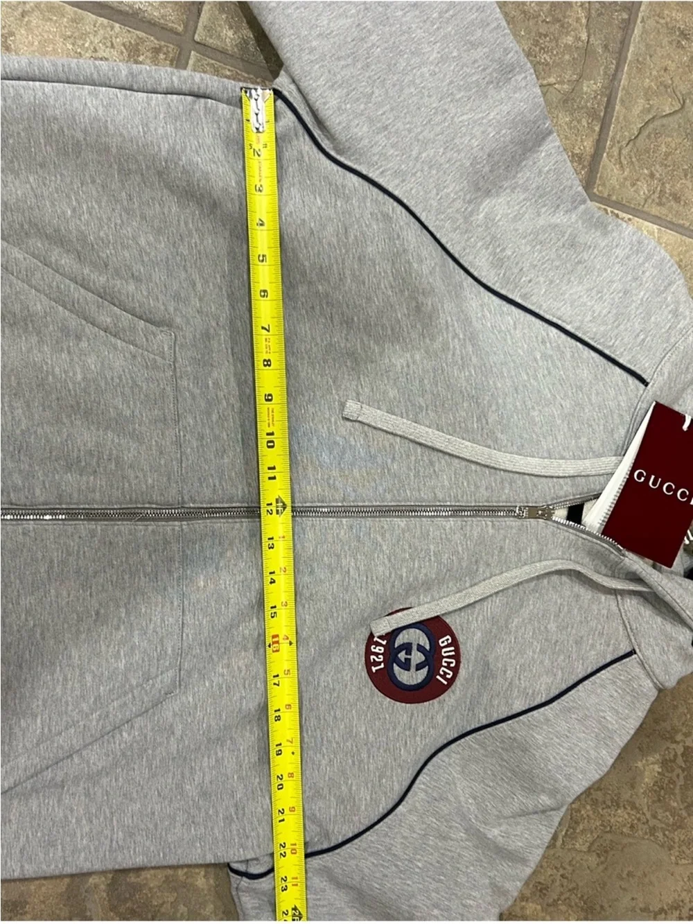 Men’s Gucci cotton interlocking G 1921 logo size XL made Italy